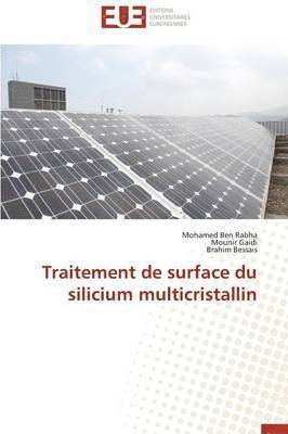 Collectif, Mohamed Ben Rabha, Mounir Gaidi, Brahim Bessais - Traitement de Surface Du Silicium Multicristallin, Häftad