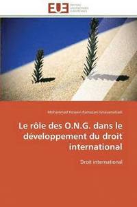 bokomslag Le R le Des O.N.G. Dans Le D veloppement Du Droit International