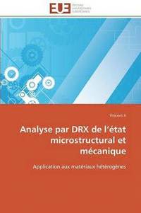 bokomslag Analyse Par Drx de L tat Microstructural Et Mcanique