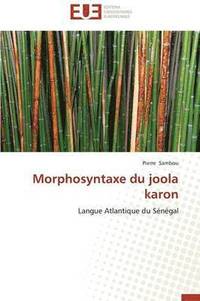 bokomslag Morphosyntaxe Du Joola Karon
