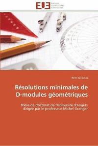 bokomslag Resolutions minimales de d-modules geometriques