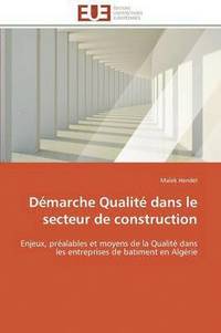 bokomslag D marche Qualit  Dans Le Secteur de Construction