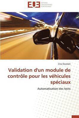 bokomslag Validation d'Un Module de Contr le Pour Les V hicules Sp ciaux