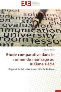 bokomslag Etude Comparative Dans Le Roman Du Naufrage Au Xix me Si cle