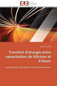 bokomslag Transfert D  nergie Entre Nanoclusters de Silicium Et Erbium