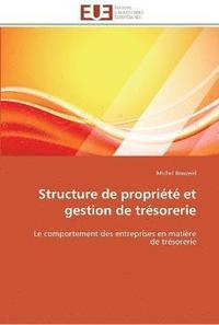 bokomslag Structure de propriete et gestion de tresorerie