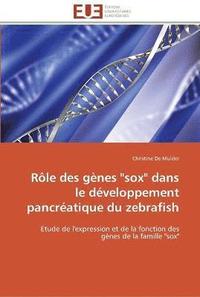 bokomslag Role des genes sox dans le developpement pancreatique du zebrafish
