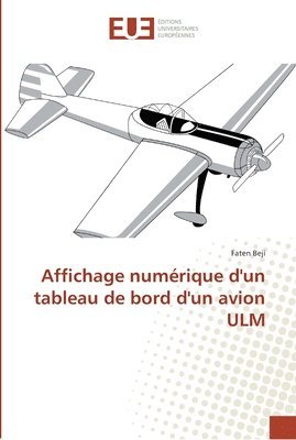 Affichage numrique d'un tableau de bord d'un avion ULM 1