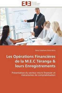 bokomslag Les Oprations Financires de la M.E.C Tranga Leurs Enregistrements