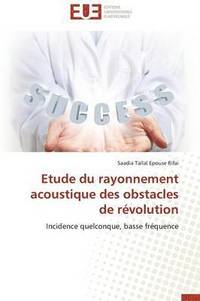 bokomslag Etude Du Rayonnement Acoustique Des Obstacles de R volution