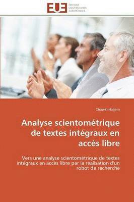 Analyse Scientom trique de Textes Int graux En Acc s Libre 1