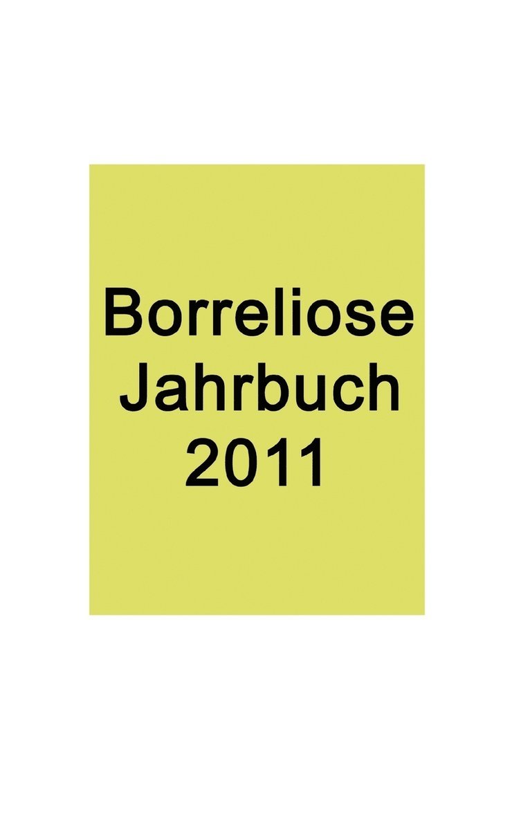 Borreliose Jahrbuch 2011 1