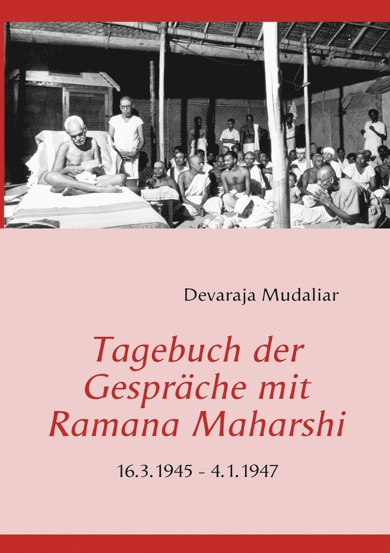 Tagebuch der Gesprache mit Ramana Maharshi 1