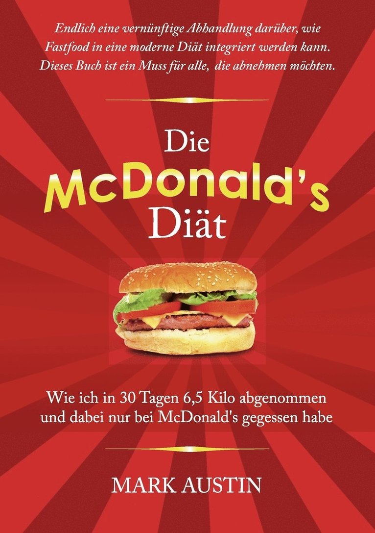 Mark Austin - McDonald's Diät, Häftad