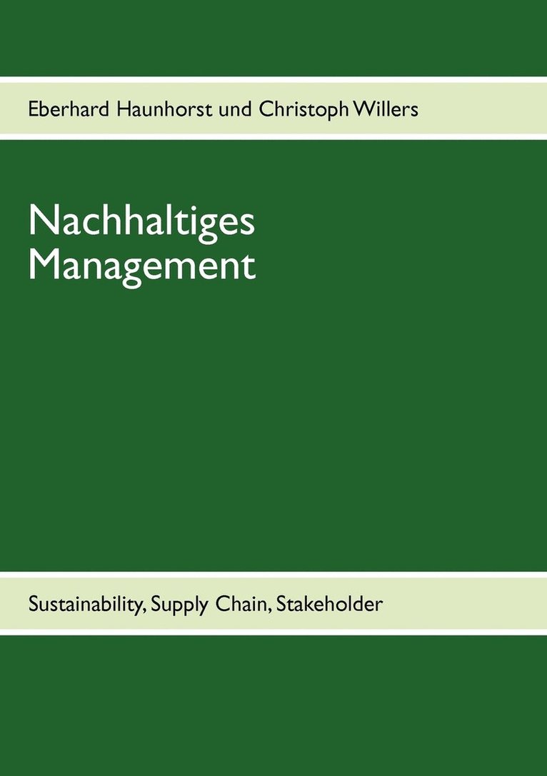 Nachhaltiges Management 1