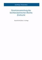 Josef Bergt, Thomas Stern - Gesetzessammlung des liechtensteinischen Rechts - Zivilrecht, Häftad