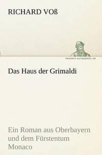 bokomslag Das Haus Der Grimaldi