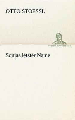 bokomslag Sonjas Letzter Name