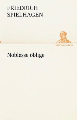 bokomslag Noblesse Oblige