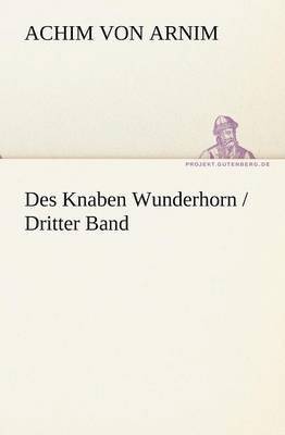 bokomslag Des Knaben Wunderhorn / Dritter Band