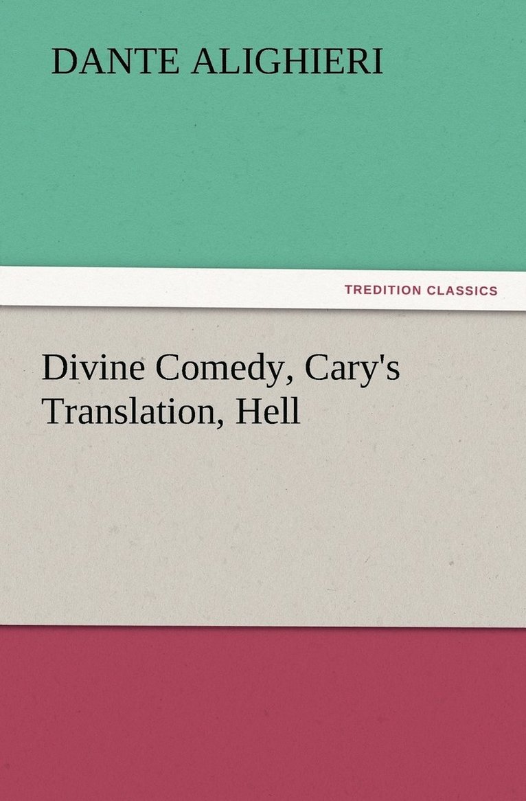 Divine Comedy, Cary's Translation, Hell 1