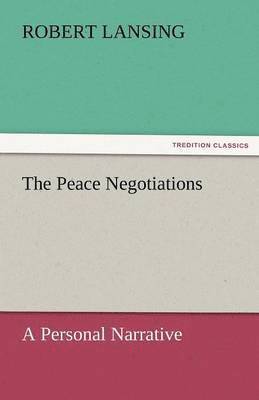 bokomslag Peace Negotiations