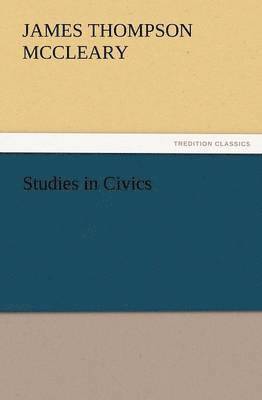 bokomslag Studies in Civics