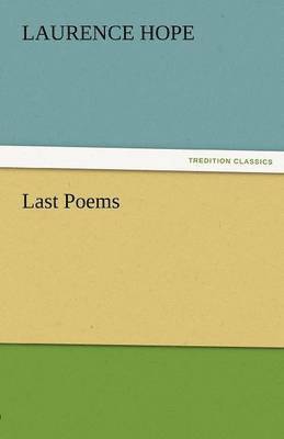 bokomslag Last Poems