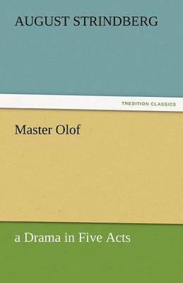 August Strindberg - Master Olof, Häftad