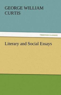 bokomslag Literary and Social Essays