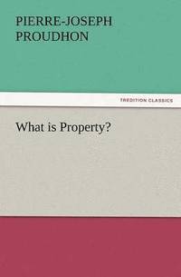 bokomslag What Is Property?