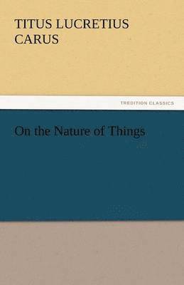 bokomslag On the Nature of Things