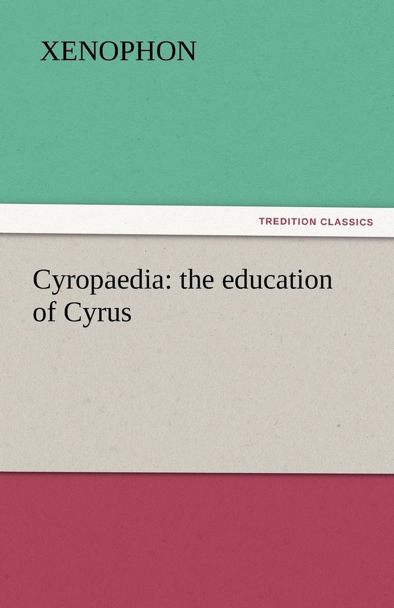 Cyropaedia 1