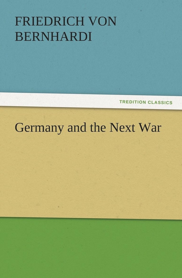 Germany and the Next War 1