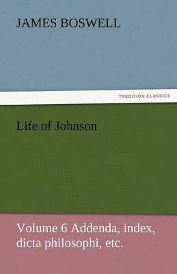 James Boswell - Life of Johnson, Häftad