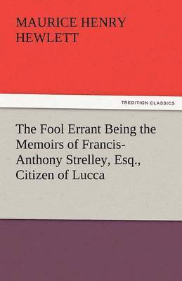 Maurice Henry Hewlett - Fool Errant Being the Memoirs of Francis-Anthony Strelley, Esq., Citizen of Lucca, Häftad