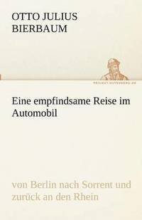 bokomslag Eine empfindsame Reise im Automobil