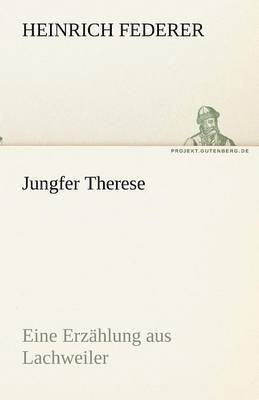 bokomslag Jungfer Therese