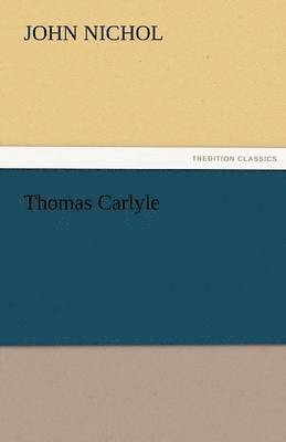 bokomslag Thomas Carlyle