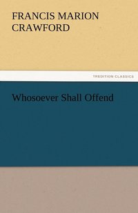 bokomslag Whosoever Shall Offend