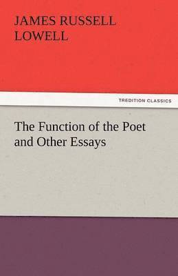 bokomslag Function of the Poet and Other Essays