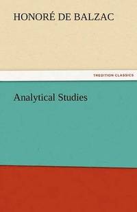 bokomslag Analytical Studies