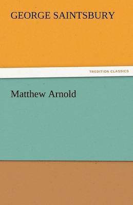 bokomslag Matthew Arnold