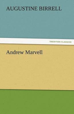 Augustine Birrell - Andrew Marvell, Häftad