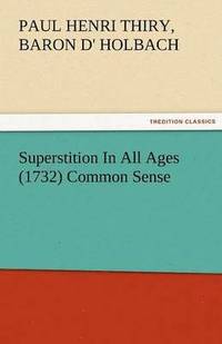 bokomslag Superstition in All Ages (1732) Common Sense