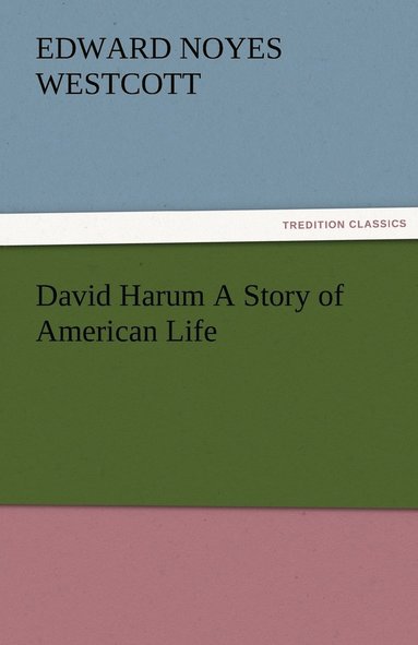 bokomslag David Harum A Story of American Life