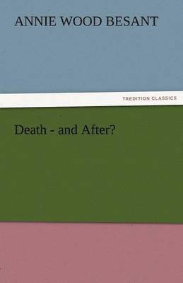 Death-And After? 1