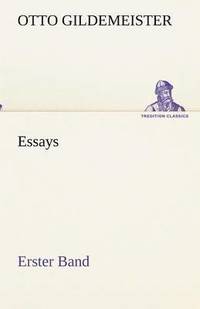 bokomslag Essays - Erster Band