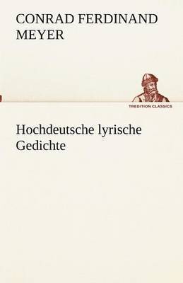 bokomslag Hochdeutsche lyrische Gedichte