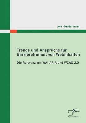 bokomslag Trends und Ansprche fr Barrierefreiheit von Webinhalten